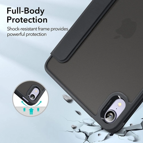 Etui ESR Rebound Hybrid Apple iPad mini 2021 (6. generacji) / iPad mini 8.3" 2024 (7. generacji) Frosted Black