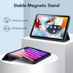 Hurtownia GSM - Etui ESR Rebound Hybrid Apple iPad mini 2021 (6. generáció) / iPad mini 8.3" 2024 7gen Matt Fekete - ESR389BLK - {ean13} - Hurt