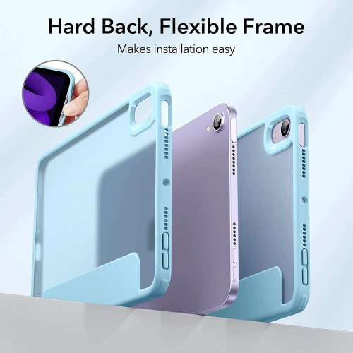 Etui ESR Rebound Hybrid Apple iPad mini 2021 (6. generacji) / iPad mini 8.3" 2024 (7. generacji) Frosted Blue