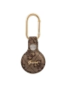 Etui Guess GUATP4GMSRW Apple AirTag brązowy/brown 4G Vintage Script