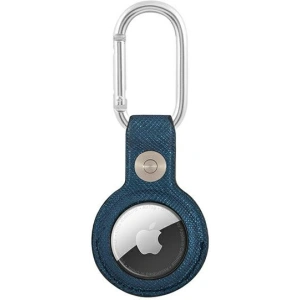 Wholesale Guess GUATPSASRSB Apple AirTag blue Saffiano Vintage Script - GUE1250BLU - {ean13} - Hurt