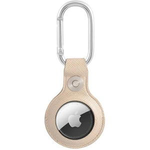 Hurtownia GSM - Etui Guess GUATPSASRSD Apple AirTag beżowy/beige Saffiano Vintage Script - GUE1251BEI - {ean13} - Hurt