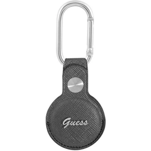 Wholesale Guess GUATPSASRSG Apple AirTag grey Saffiano Vintage Script - GUE1252GRY - {ean13} - Hurt