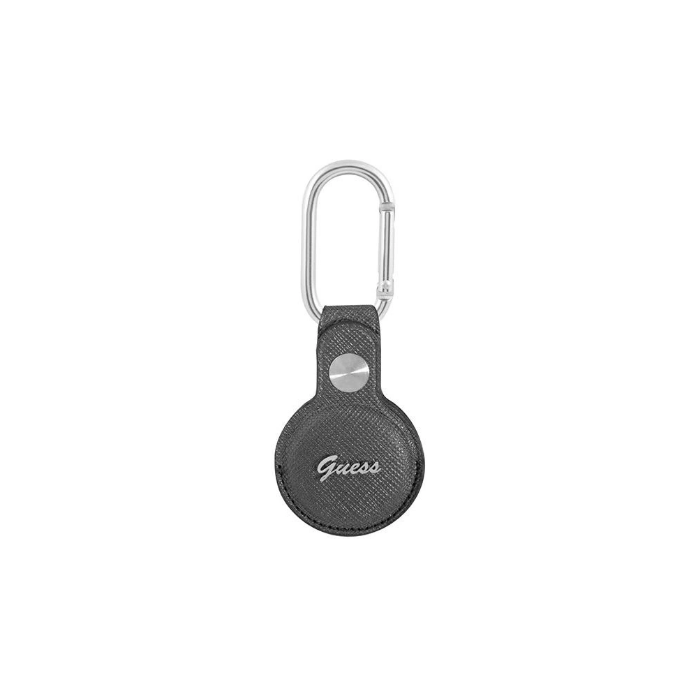 Hurtownia GSM - Etui Guess GUATPSASRSG Apple AirTag šedý/grey Saffiano Vintage Script - GUE1252GRY - {ean13} - Hurt