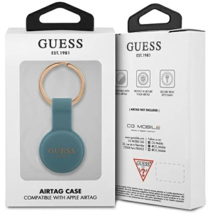 Wholesale Guess GUATSGEB Apple AirTag blue Silicone - GUE1254BLU - {ean13} - Hurt