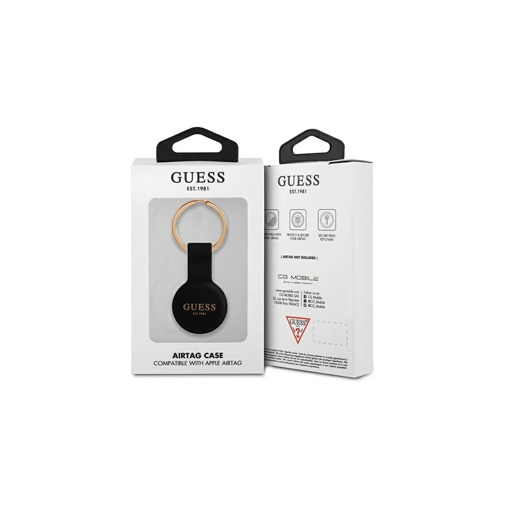 Hurtownia GSM - Etui Guess GUATSGEK Apple AirTag czarny/black Silicone - GUE1256BLK - {ean13} - Hurt