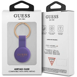 Wholesale Guess GUATSGEU Apple AirTag purple Silicone - GUE1259PRP - {ean13} - Hurt