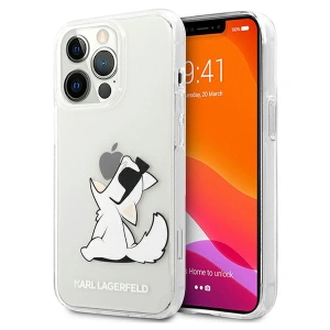 Etui Karl Lagerfeld KLHCP13LCFNRC Apple iPhone 13 Pro transparent Choupette Fun