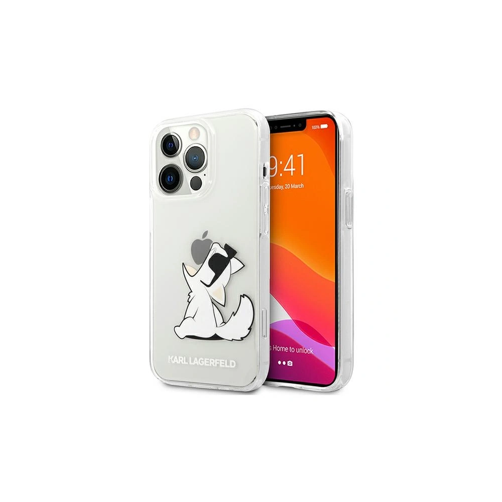 Hurtownia GSM - Etui Karl Lagerfeld KLHCP13LCFNRC Apple iPhone 13 Pro transparent Choupette Fun - KLD597CL - {ean13} - Hurt