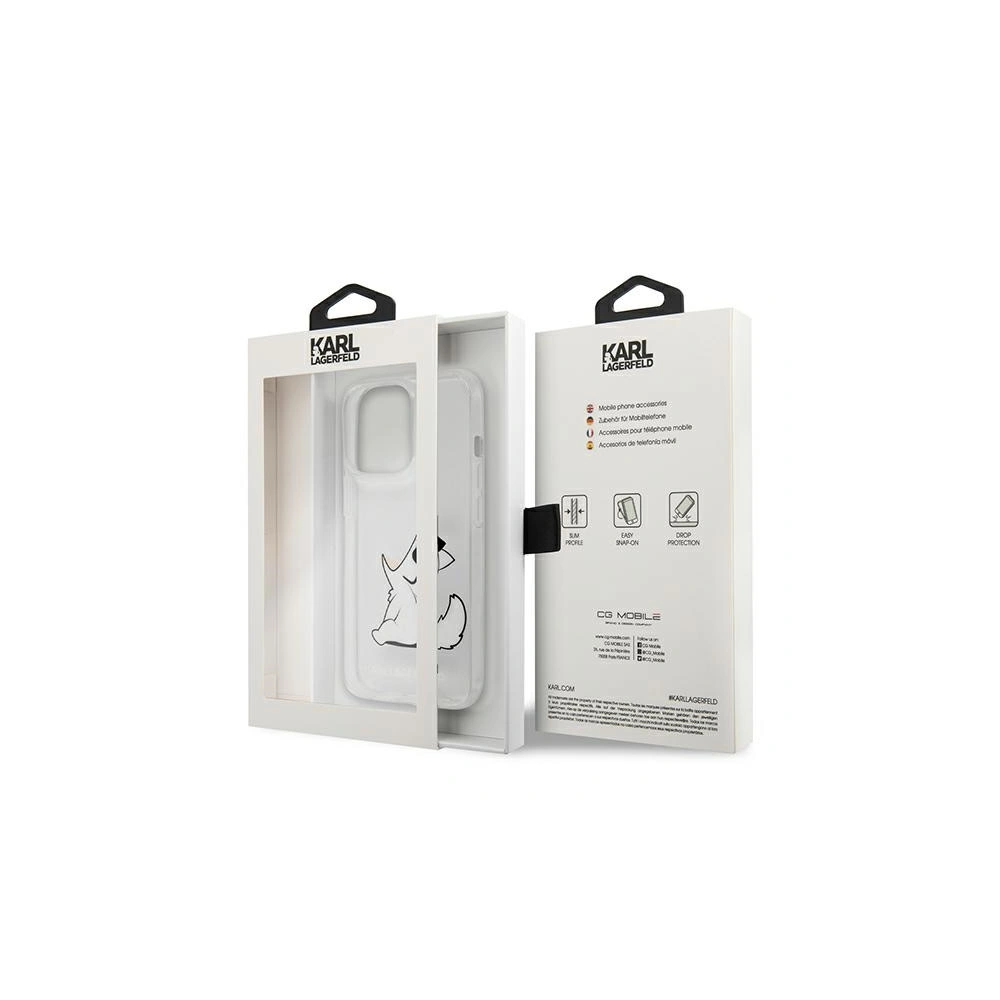 Wholesale Karl Lagerfeld KLHCP13LCFNRC Apple iPhone 13 Pro transparent Choupette Fun - KLD597CL - {ean13} - Hurt
