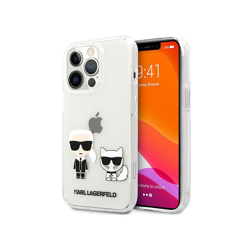 Hurtownia Karl Lagerfeld - 3666339027391 - KLD599CL - Etui Karl Lagerfeld KLHCP13LCKTR Apple iPhone 13 Pro hardcase Transparent Karl & Choupette - B2B homescreen