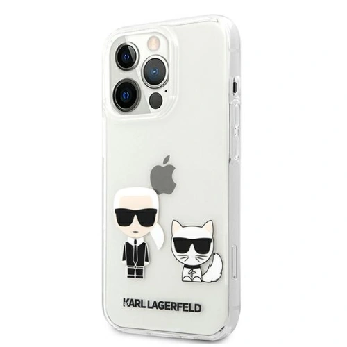 Etui Karl Lagerfeld KLHCP13LCKTR Apple iPhone 13 Pro hardcase Transparent Karl & Choupette