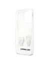 Wholesale Karl Lagerfeld KLHCP13LCKTR Apple iPhone 13 Pro hardcase Transparent Karl & Choupette - KLD599CL - {ean13} - Hurt