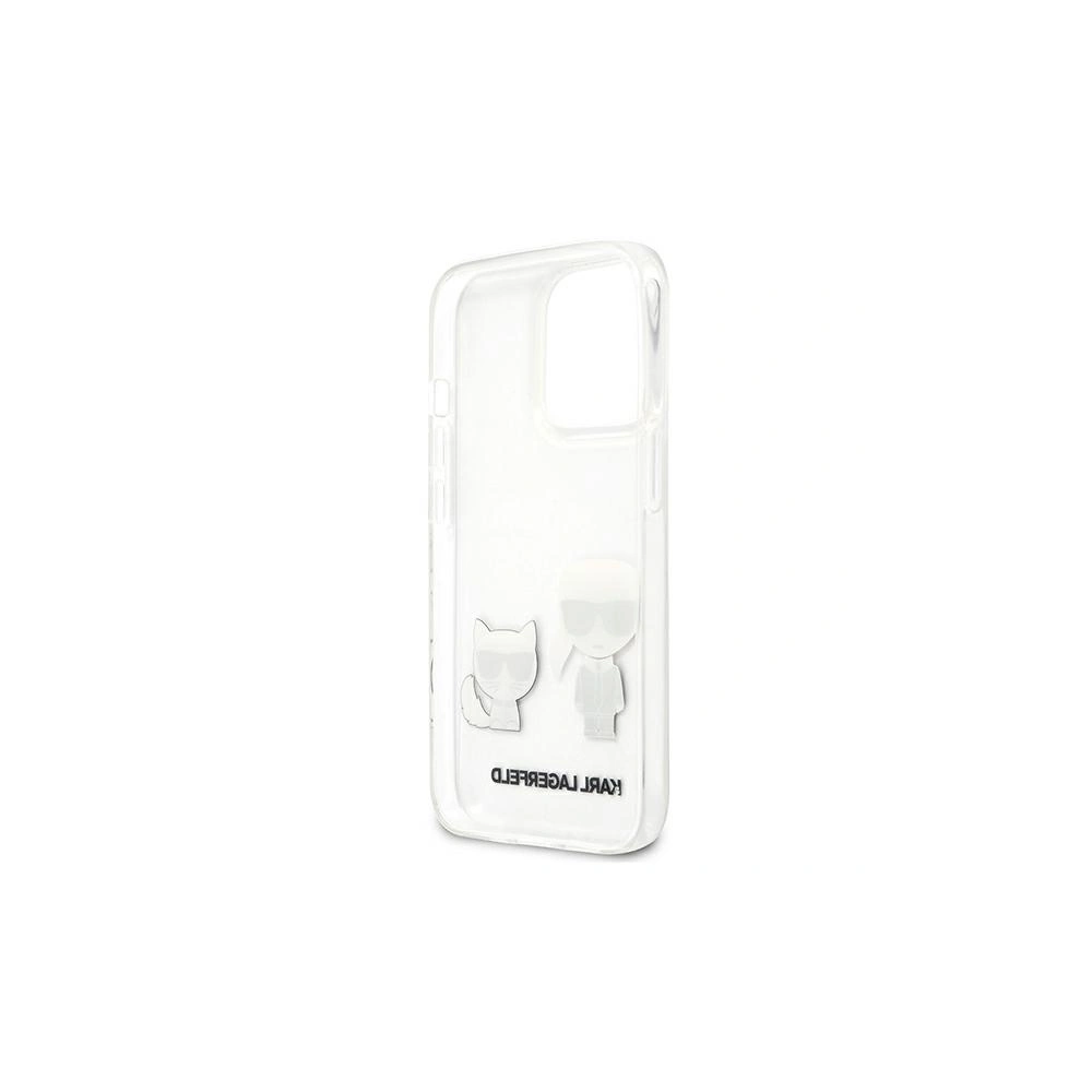Hurtownia GSM - Etui Karl Lagerfeld KLHCP13LCKTR Apple iPhone 13 Pro hardcase Transparent Karl & Choupette - KLD599CL - {ean13} - Hurt