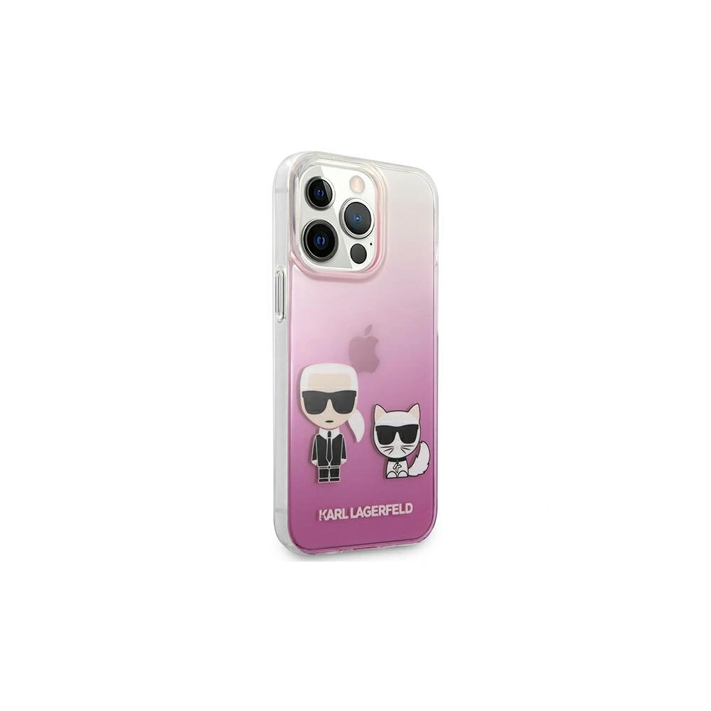 Hurtownia GSM - Etui Karl Lagerfeld KLHCP13LCKTRP Apple iPhone 13 Pro hardcase růžový/pink Karl & Choupette - KLD600PNK - {ean13} - Hurt