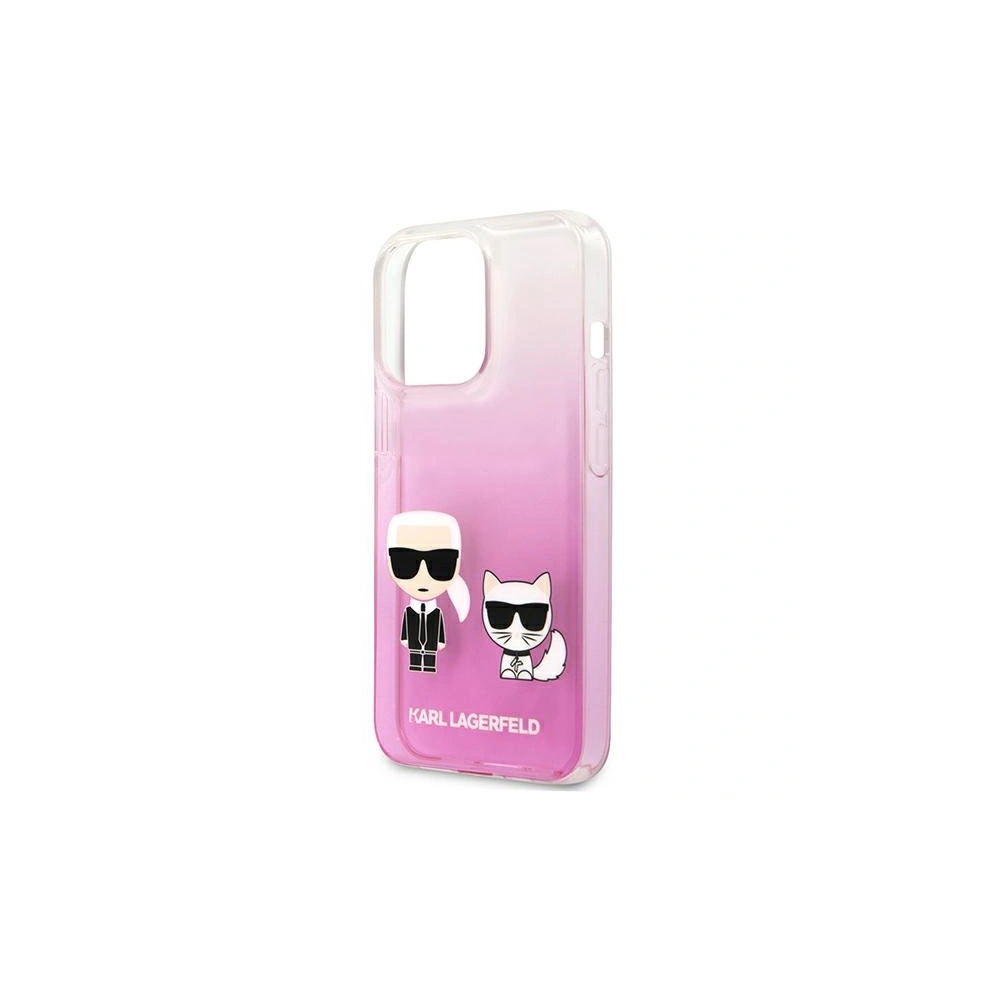 Hurtownia GSM - Etui Karl Lagerfeld KLHCP13LCKTRP Apple iPhone 13 Pro hardcase růžový/pink Karl & Choupette - KLD600PNK - {ean13} - Hurt