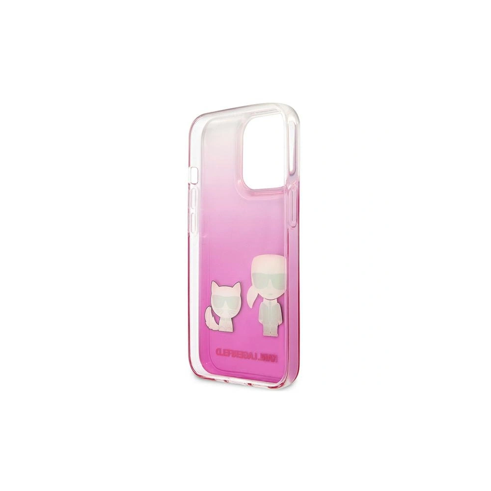 Hurtownia GSM - Etui Karl Lagerfeld KLHCP13LCKTRP Apple iPhone 13 Pro hardcase růžový/pink Karl & Choupette - KLD600PNK - {ean13} - Hurt