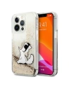 Hurtownia GSM - Etui Karl Lagerfeld KLHCP13LGCFD Apple iPhone 13 Pro zlatý/gold hardcase Liquid Glitter Choupette Fun - KLD601GLD - {ean13} - Hurt