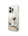 Hurtownia GSM - Etui Karl Lagerfeld KLHCP13LGCFD Apple iPhone 13 Pro zlatý/gold hardcase Liquid Glitter Choupette Fun - KLD601GLD - {ean13} - Hurt