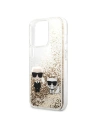 Hurtownia GSM - Etui Karl Lagerfeld KLHCP13LGKCD Apple iPhone 13 Pro złoty/gold hardcase Liquid Glitter Karl&Choupette - KLD602GLD - {ean13} - Hurt