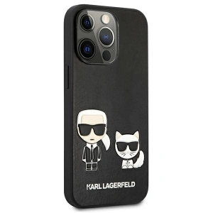 Etui Karl Lagerfeld KLHCP13LPCUSKCBK Apple iPhone 13 Pro czarny/black hardcase Ikonik Karl & Choupette
