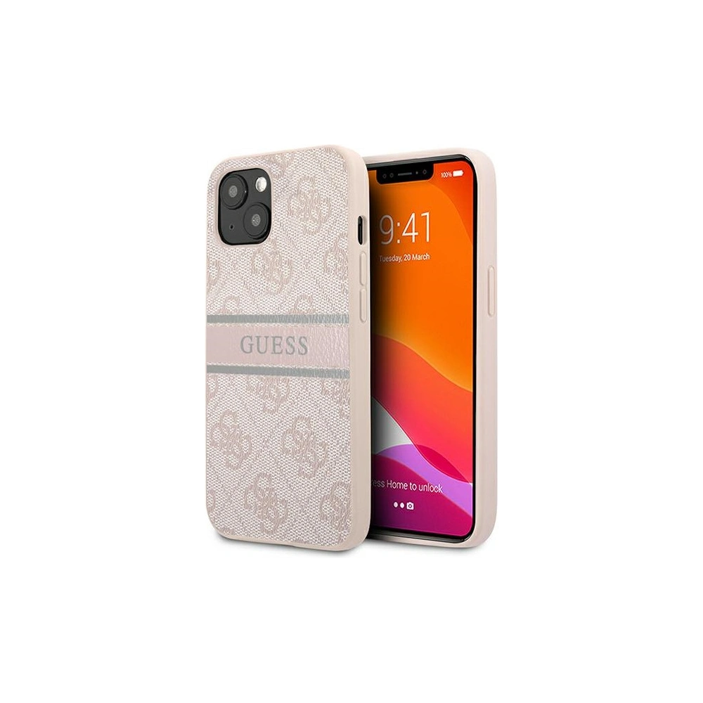 Hurtownia GSM - Etui Guess GUHCP13M4GDPI Apple iPhone 13 růžový/pink hardcase 4G Stripe - GUE1272PNK - {ean13} - Hurt