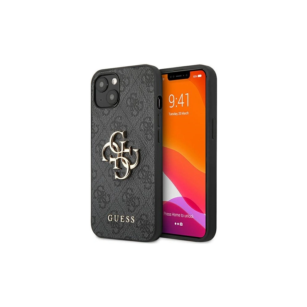 Hurtownia GSM - Etui Guess GUHCP13M4GMGGR Apple iPhone 13 šedý/grey hardcase 4G Big Metal Logo - GUE1273GRY - {ean13} - Hurt