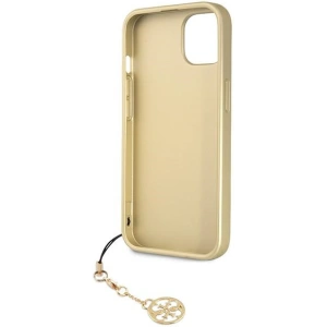 Etui Guess GUHCP13MGF4GBR Apple iPhone 13 brązowy/brown hardcase 4G Charms Collection