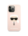 Hurtownia GSM - Etui Karl Lagerfeld KLHCP13LSLKHLP Apple iPhone 13 Pro jasnoróżowy/light pink hardcase Silicone Karl`s Head - KLD608PNK - {ean13} - Hurt