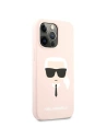 Hurtownia GSM - Etui Karl Lagerfeld KLHCP13LSLKHLP Apple iPhone 13 Pro jasnoróżowy/light pink hardcase Silicone Karl`s Head - KLD608PNK - {ean13} - Hurt