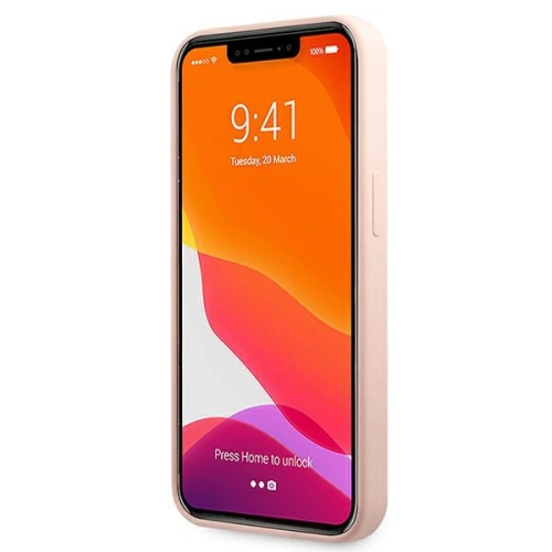 Etui Karl Lagerfeld KLHCP13LSSKCI Apple iPhone 13 Pro hardcase jasno różowy/light pink Silicone Karl & Choupette