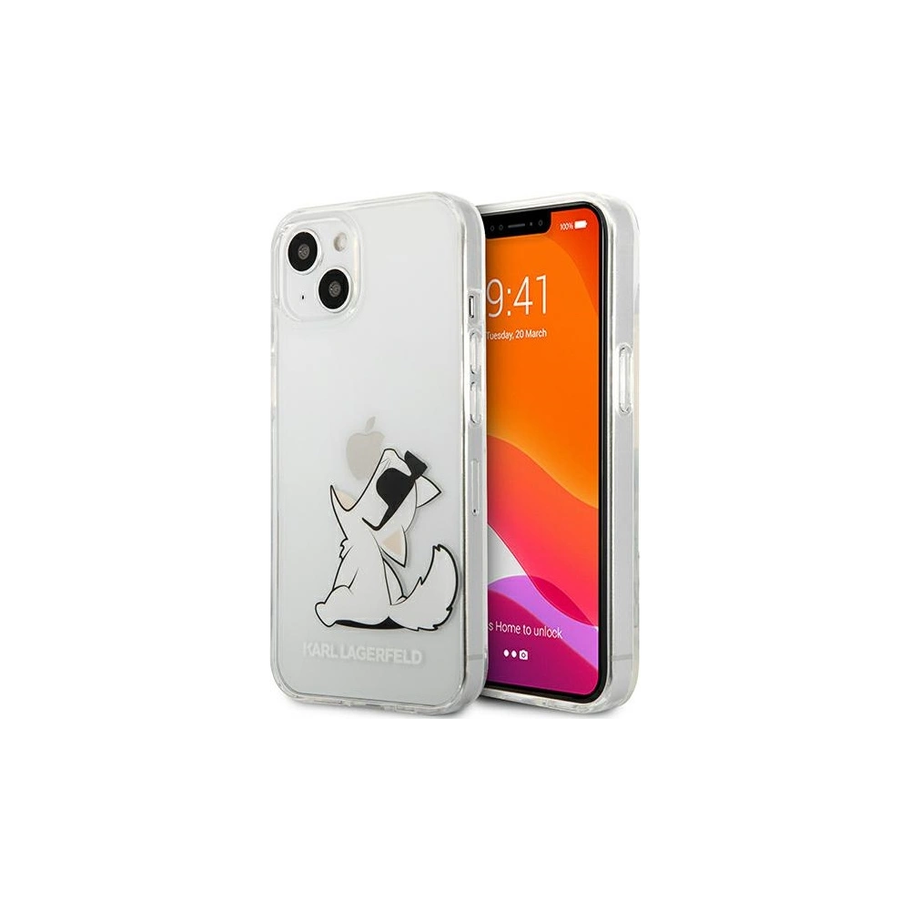 Hurtownia GSM - Etui Karl Lagerfeld KLHCP13MCFNRC Apple iPhone 13 hardcase transparent Choupette Fun - KLD611CL - {ean13} - Hurt