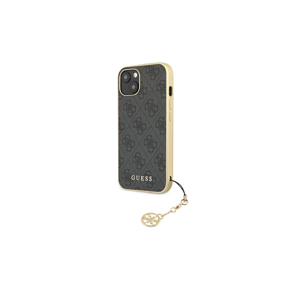 Hurtownia GSM - Etui Guess GUHCP13MGF4GGR Apple iPhone 13 szary/grey hardcase 4G Charms Collection - GUE1275GRY - {ean13} - Hurt