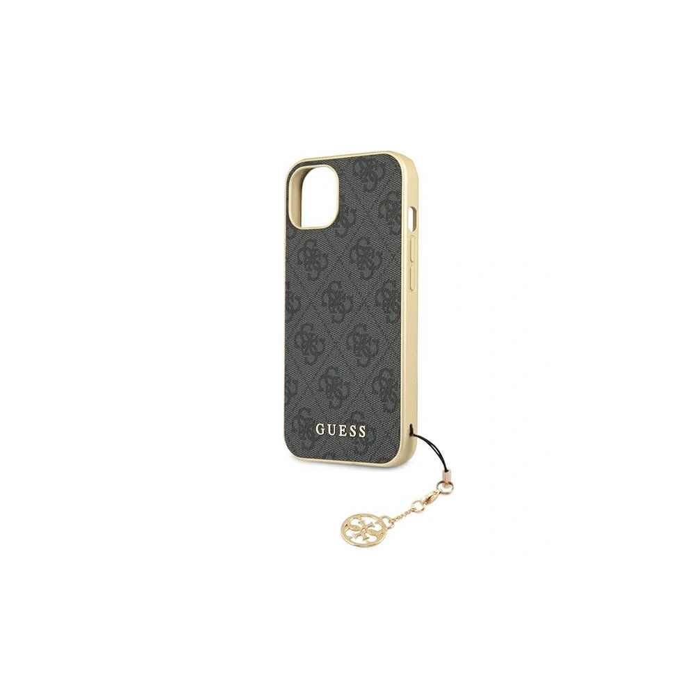 Hurtownia GSM - Etui Guess GUHCP13MGF4GGR Apple iPhone 13 šedý/grey hardcase 4G Charms Collection - GUE1275GRY - {ean13} - Hurt