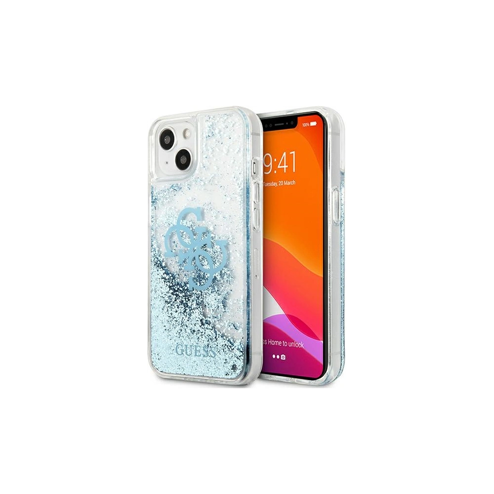 Hurtownia GSM - Etui Guess GUHCP13MLG4GBL Apple iPhone 13 niebieski/blue hardcase 4G Big Liquid Glitter - GUE1276BLU - {ean13} - Hurt