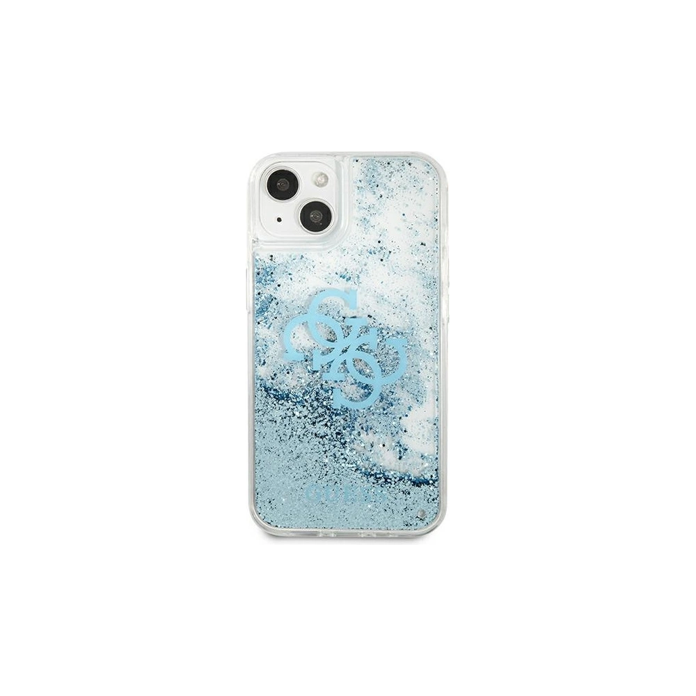 Wholesale Guess GUHCP13MLG4GBL Apple iPhone 13 blue hardcase 4G Big Liquid Glitter - GUE1276BLU - {ean13} - Hurt