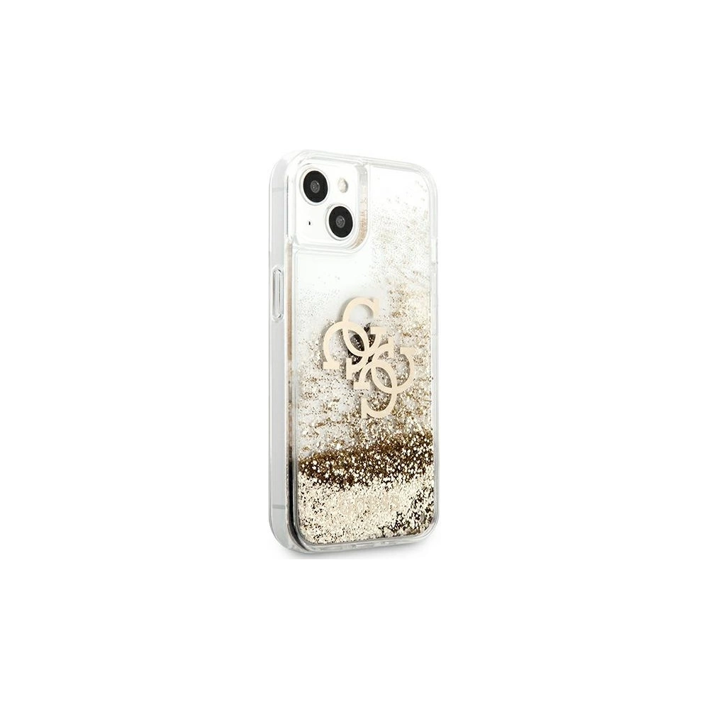 Hurtownia GSM - Etui Guess GUHCP13MLG4GGO Apple iPhone 13 złoty/gold hardcase 4G Big Liquid Glitter - GUE1277GLD - {ean13} - Hurt