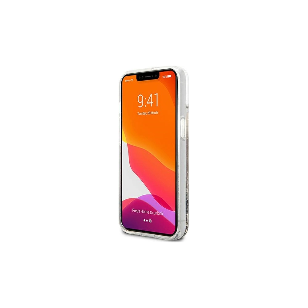 Hurtownia GSM - Etui Guess GUHCP13MLG4GGO Apple iPhone 13 zlatý/gold hardcase 4G Big Liquid Glitter - GUE1277GLD - {ean13} - Hurt