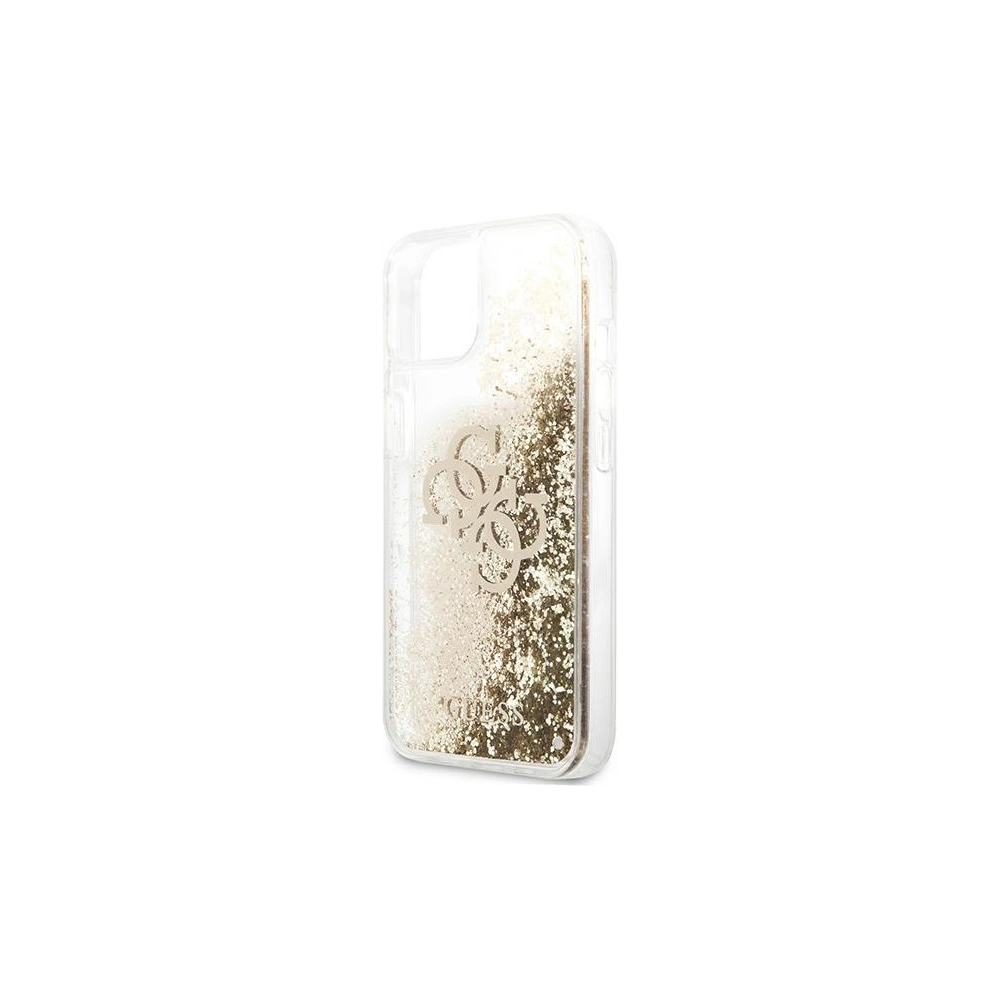 Wholesale Guess GUHCP13MLG4GGO Apple iPhone 13 gold hardcase 4G Big Liquid Glitter - GUE1277GLD - {ean13} - Hurt