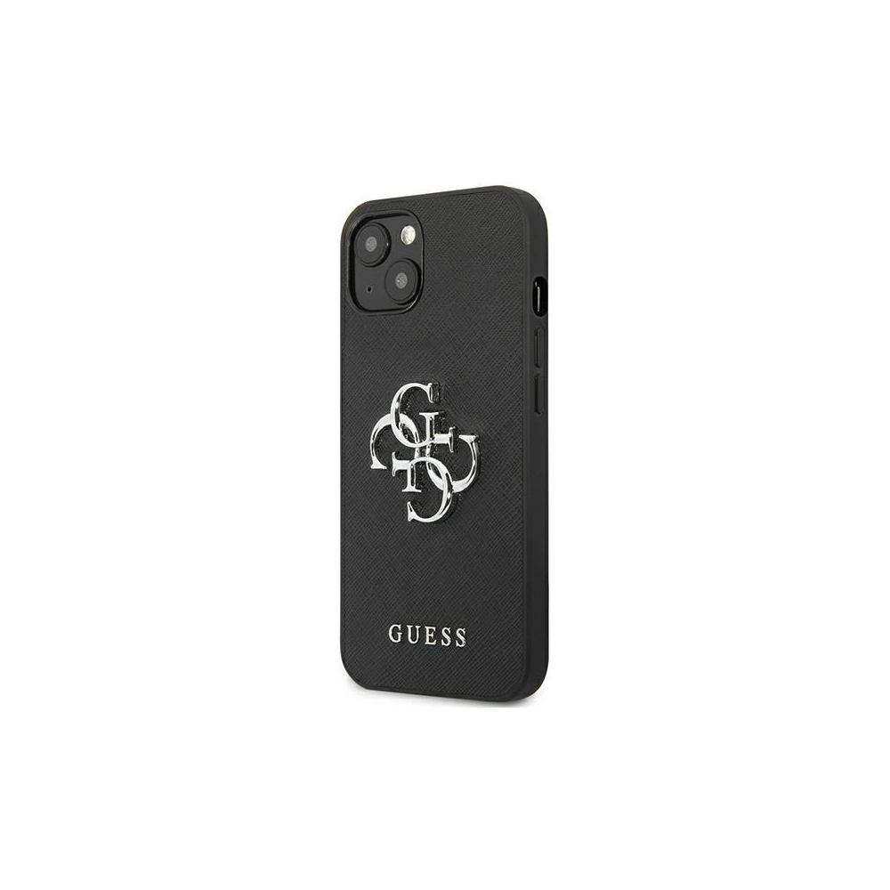 Hurtownia GSM - Etui Guess GUHCP13MSA4GSBK Apple iPhone 13 czarny/black hardcase Saffiano 4G Metal Logo - GUE1278BLK - {ean13} - Hurt