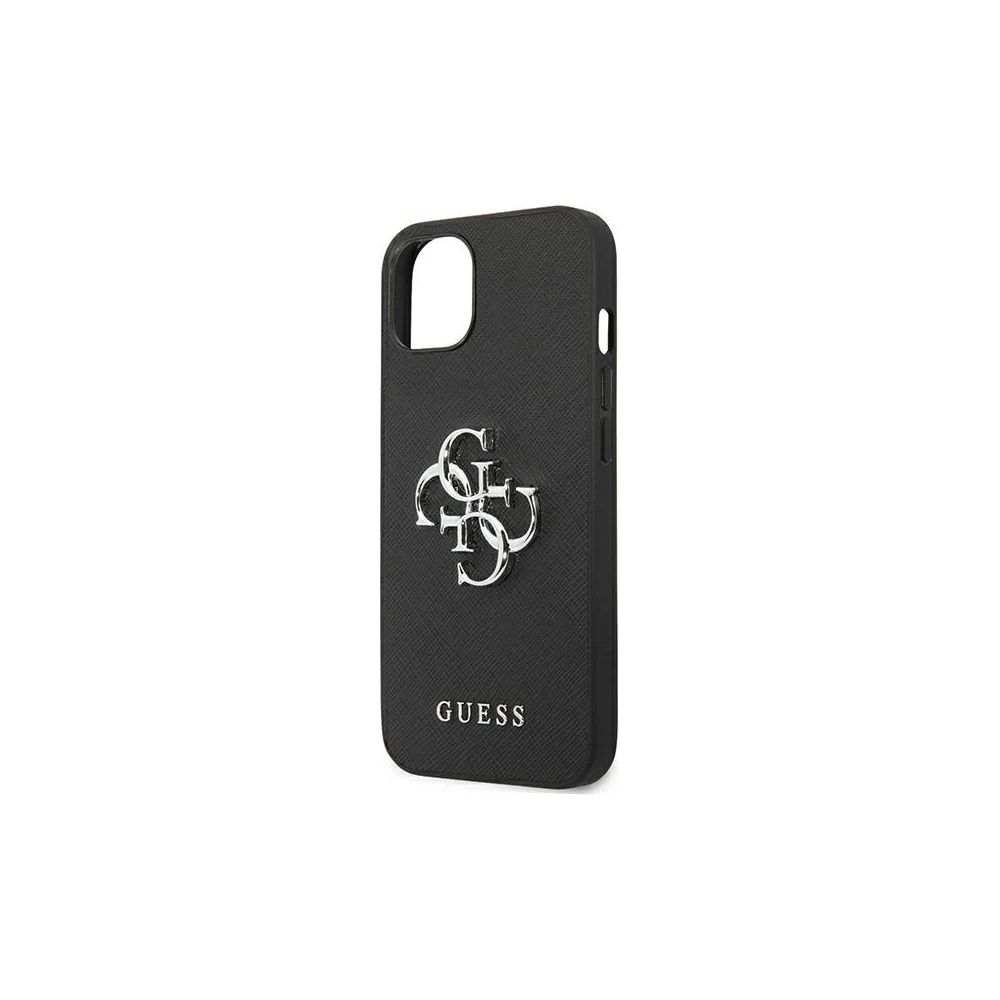 Hurtownia GSM - Etui Guess GUHCP13MSA4GSBK Apple iPhone 13 czarny/black hardcase Saffiano 4G Metal Logo - GUE1278BLK - {ean13} - Hurt