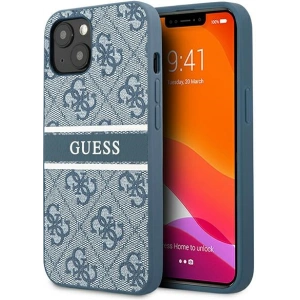 Hurtownia GSM - Case Guess GUHCP13S4GDBL Apple iPhone 13 mini blau/blau hardcase 4G Stripe - GUE1279BLU - {ean13} - Hurt