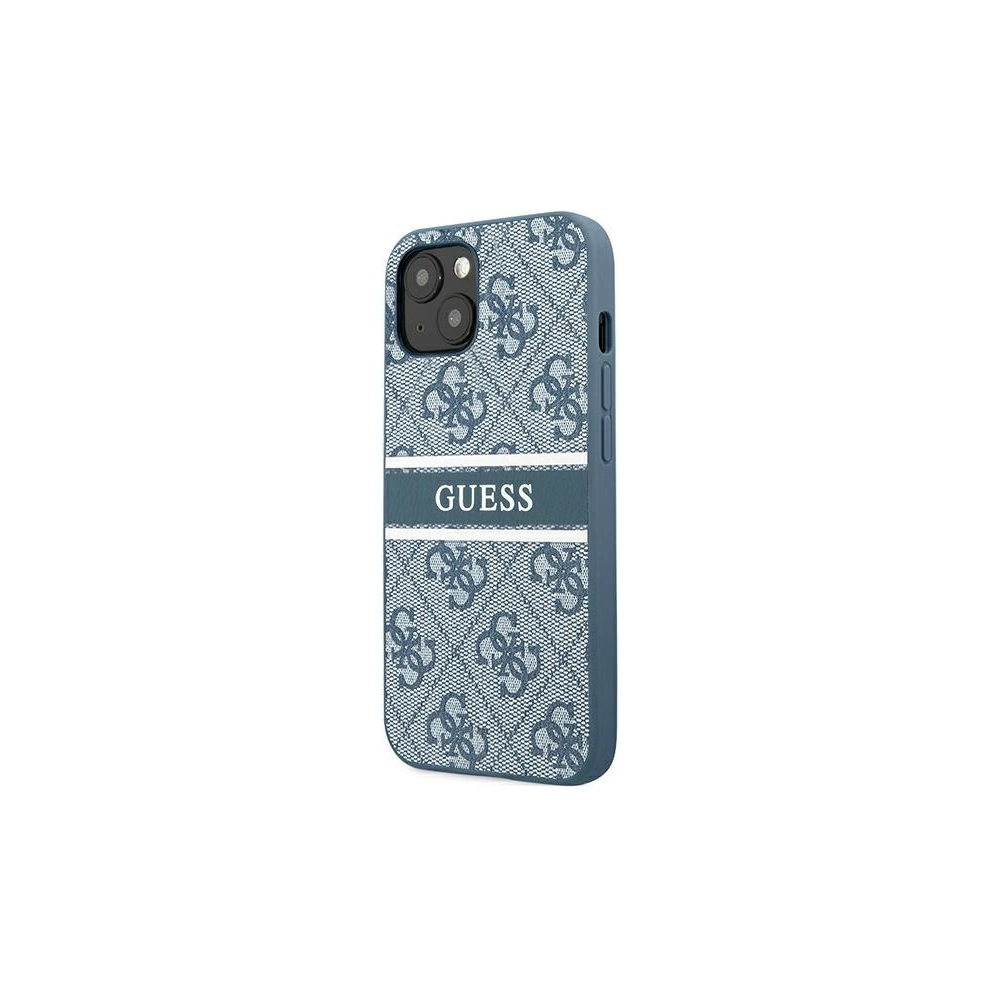 Hurtownia GSM - Case Guess GUHCP13S4GDBL Apple iPhone 13 mini blau/blau hardcase 4G Stripe - GUE1279BLU - {ean13} - Hurt