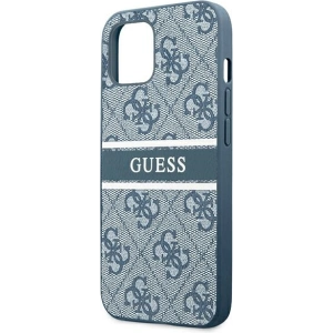 Hurtownia GSM - Case Guess GUHCP13S4GDBL Apple iPhone 13 mini blau/blau hardcase 4G Stripe - GUE1279BLU - {ean13} - Hurt