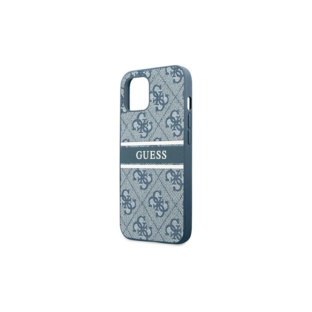 Hurtownia GSM - Case Guess GUHCP13S4GDBL Apple iPhone 13 mini blau/blau hardcase 4G Stripe - GUE1279BLU - {ean13} - Hurt