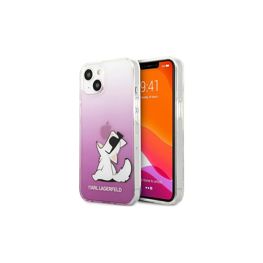 Hurtownia GSM - Etui Karl Lagerfeld KLHCP13MCFNRCPI Apple iPhone 13 hardcase różowy/pink Choupette Fun - KLD612PNK - {ean13} - Hurt
