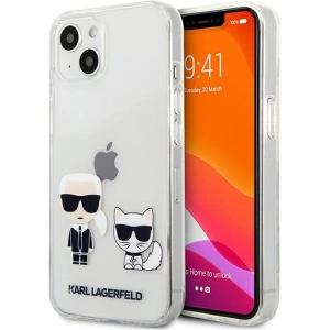 Etui Karl Lagerfeld KLHCP13MCKTR Apple iPhone 13 hardcase Transparent Karl & Choupette