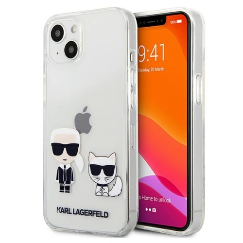Etui Karl Lagerfeld KLHCP13MCKTR Apple iPhone 13 hardcase Transparent Karl & Choupette