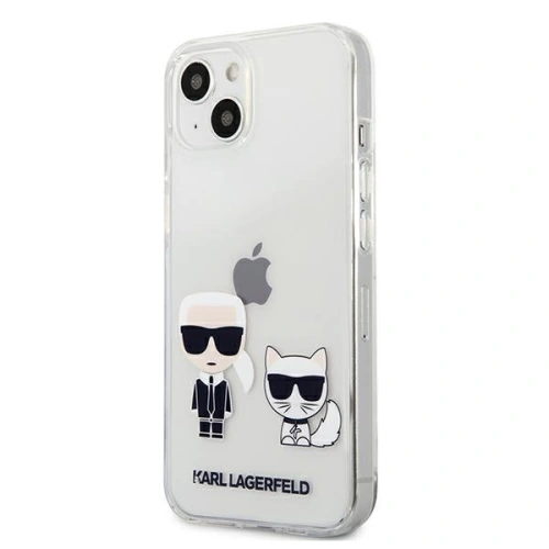 Etui Karl Lagerfeld KLHCP13MCKTR Apple iPhone 13 hardcase Transparent Karl & Choupette