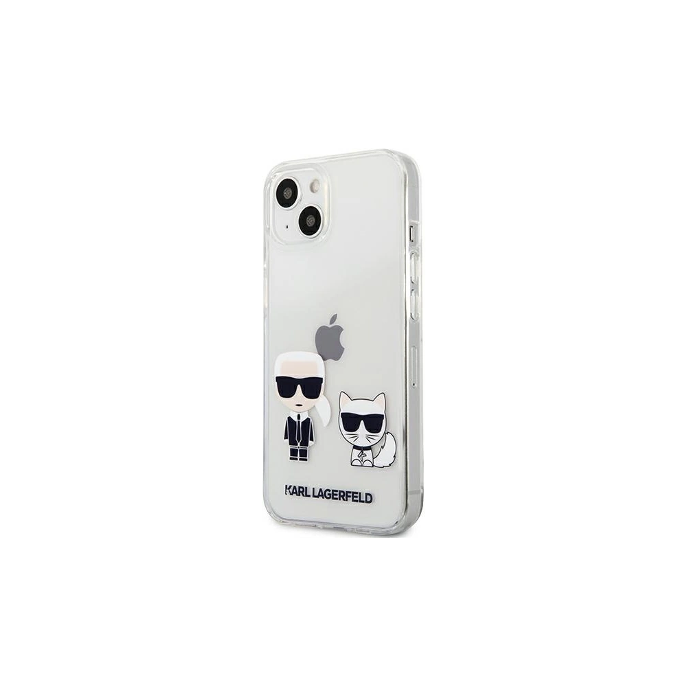 Hurtownia GSM - Etui Karl Lagerfeld KLHCP13MCKTR Apple iPhone 13 hardcase Transparent Karl & Choupette - KLD613CL - {ean13} - Hurt
